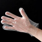 Gloves Pe Gloves Disposable In Stock CE Certificated 100PCS/Bag Transparent Plastic Polyethylene Hand Disposable PE Gloves