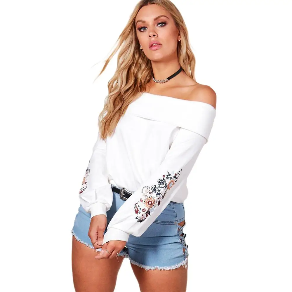 Hot Sale customized ladies Off Shoulder lady fit Tops long sleeve office wear Blouse
Hot Sale customized ladies Off Shoulder lady fit Tops long sleeve office wear Blouse