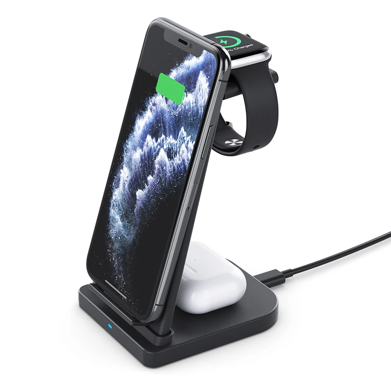 Amazon Best Seller 15W Fast 3 in 1 Wireless Charging Docking Station Multi Wireless Mobile Charger Stand
Amazon Best Seller 15W Fast 3 in 1 Wireless Charging Docking Station Multi Wireless Mobile Charger Stand
