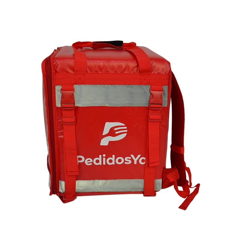 2021 Wholesale or Customized waterproof insulated red food delivery backpack by motorcycle
2021 Wholesale or Customized waterproof insulated red food delivery backpack by motorcycle
