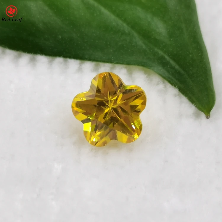 Golden Yellow Cz Gemstone Zircongems Zircon Synthetic Flower Shape 10*10mm Cubic Zirconia Gems, All color
Golden Yellow Cz Gemstone Zircongems Zircon Synthetic Flower Shape 10*10mm Cubic Zirconia Gems, All color