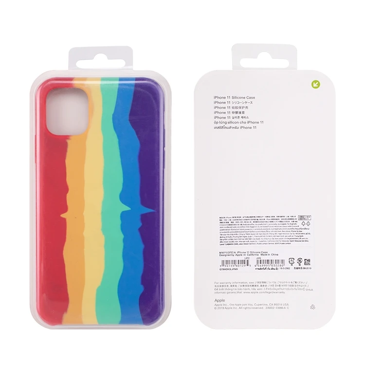 Rainbow Silicone Colorful Design For iPhone Case,silicone case upgrade For i Phone 11 Pro Max with Packed box Hot sale products
Rainbow Silicone Colorful Design For iPhone Case,silicone case upgrade For i Phone 11 Pro Max with Packed box Hot sale products