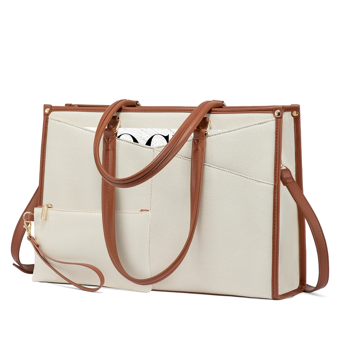 LOVEVOOK 2pc/set Fashion 15.6 inch Laptop Tote Ladies Work Teacher Bags Canvas Computer Shoulder Bag USB Laptop Bag for Women
LOVEVOOK 2pc/set Fashion 15.6 inch Laptop Tote Ladies Work Teacher Bags Canvas Computer Shoulder Bag USB Laptop Bag for Women