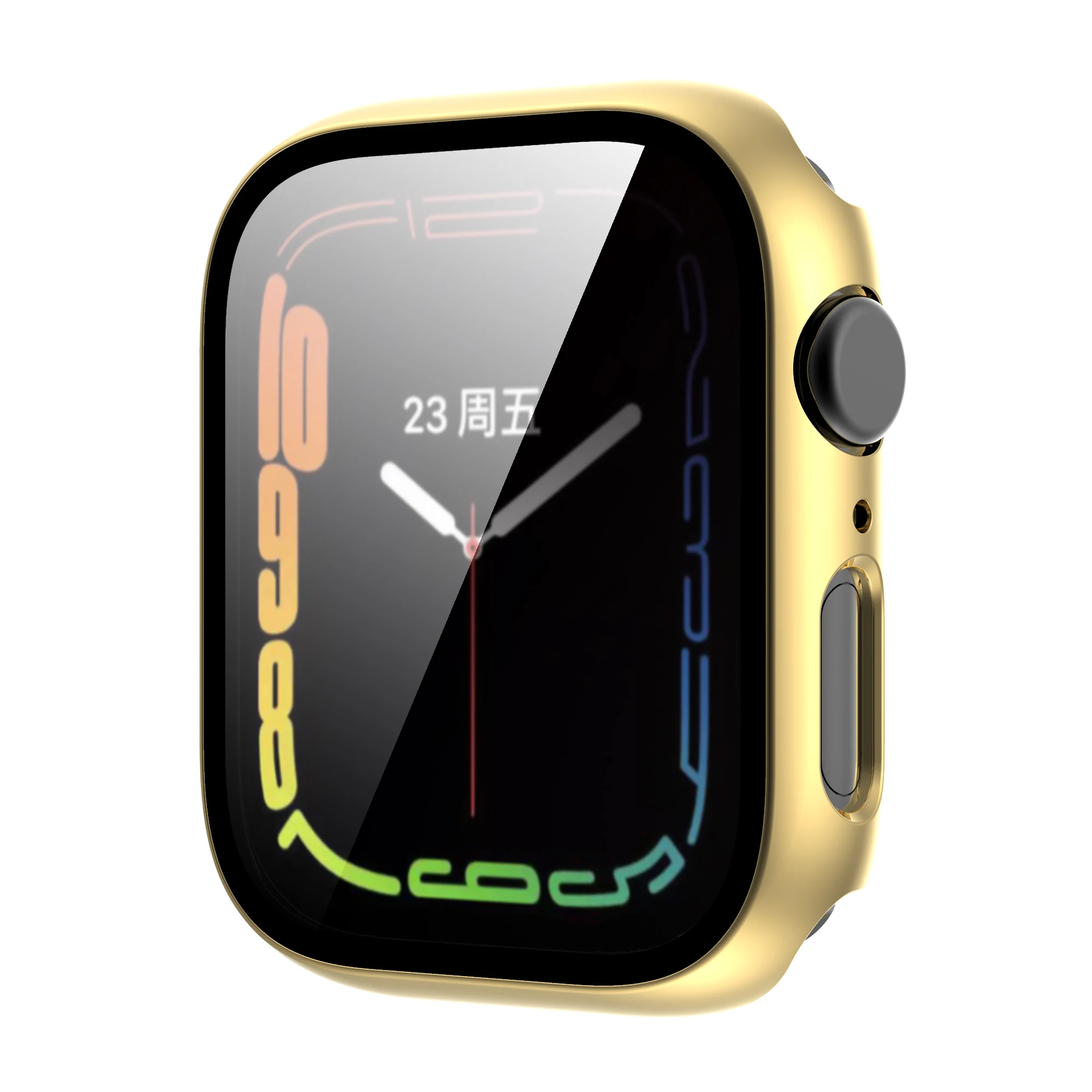 45mm 41mm Bumper IWatch Accessories Screen Protector for Apple Watch Series 7 Plating PC Case Glass+Cover for Apple Watch Case, Colors
45mm 41mm Bumper IWatch Accessories Screen Protector for Apple Watch Series 7 Plating PC Case Glass+Cover for Apple Watch Case, Colors