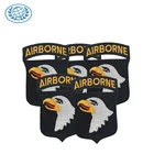 Manufacture Custom Embroidery Airborne Pilot Uniform Patch Embroidered Badge For Shoulder Arm Wholesale