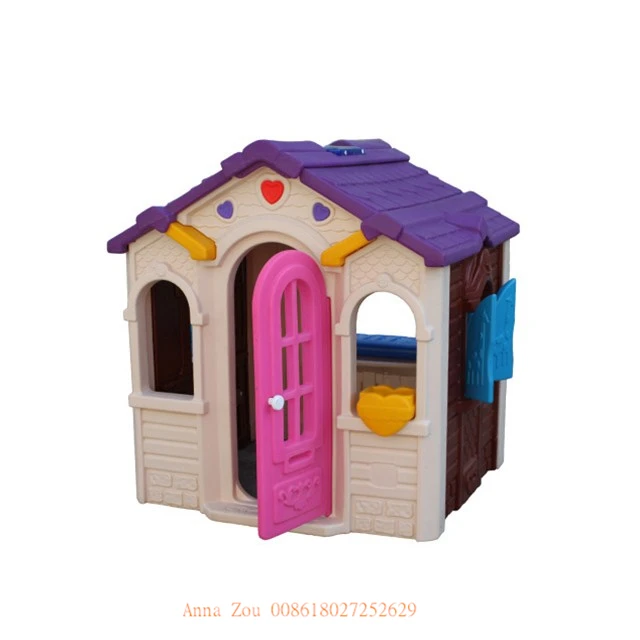 Small and beautiful kids garden playhouses/colorful plastic play house /outdoor children's playing house QX-158D
