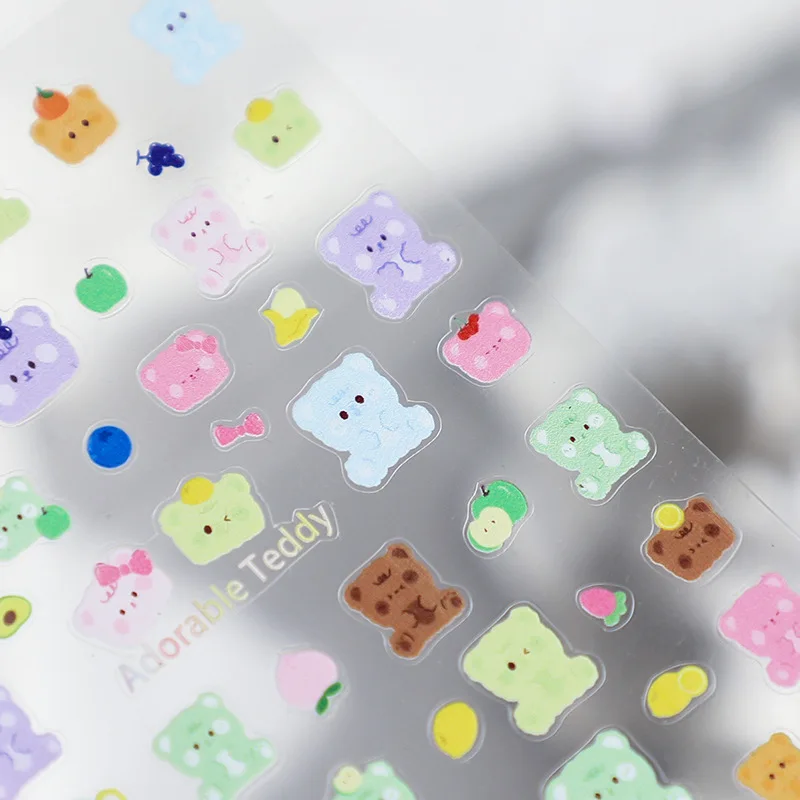 Teddy Bear Design Nail Stickers Nail Art Decorations Cartoon Nail Decals DIY Manicure Tips, As picture
Teddy Bear Design Nail Stickers Nail Art Decorations Cartoon Nail Decals DIY Manicure Tips, As picture