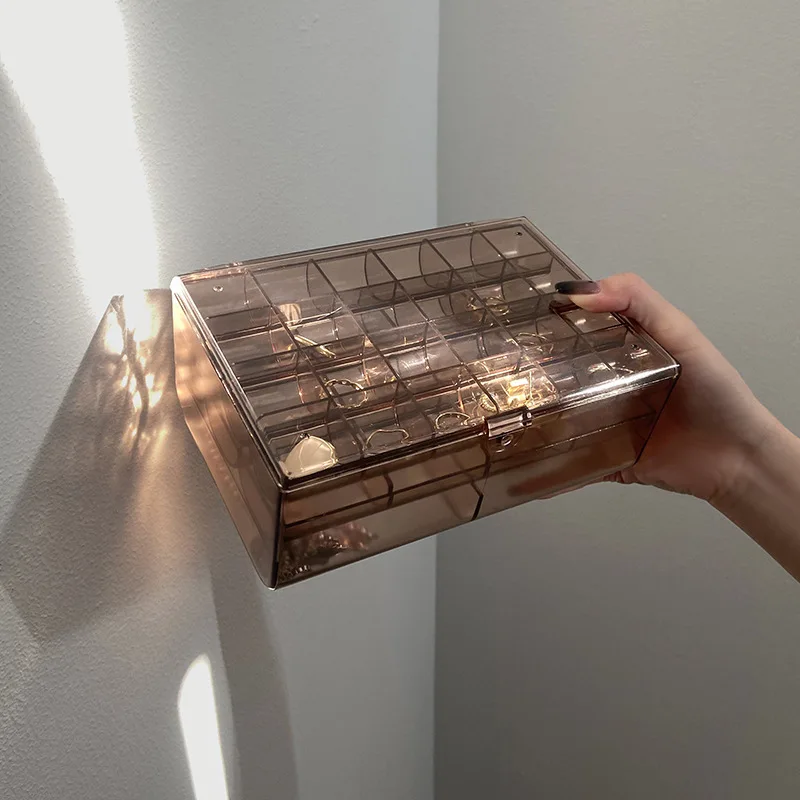 Transparent Acrylic Ring Earring Jewelry Box Multilayer Jewelry Storage Box, Multiple colors available
Transparent Acrylic Ring Earring Jewelry Box Multilayer Jewelry Storage Box, Multiple colors available