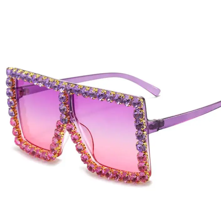 Hot Selling Men and Women UV 400 Shades Sun Glasses Rhinestone Oversized Square Brand Designer Sunglasses 2020
Hot Selling Men and Women UV 400 Shades Sun Glasses Rhinestone Oversized Square Brand Designer Sunglasses 2020