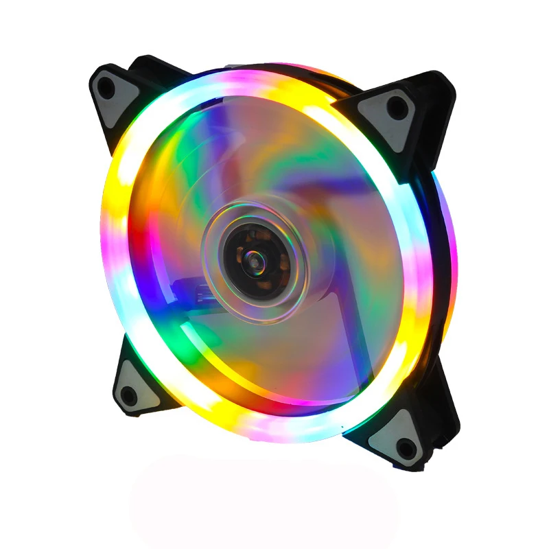 Computer RGB fan 120mm 15 LED light Dual Aperture Silent Cooling Fan Cooler for PC Computer Case
Computer RGB fan 120mm 15 LED light Dual Aperture Silent Cooling Fan Cooler for PC Computer Case