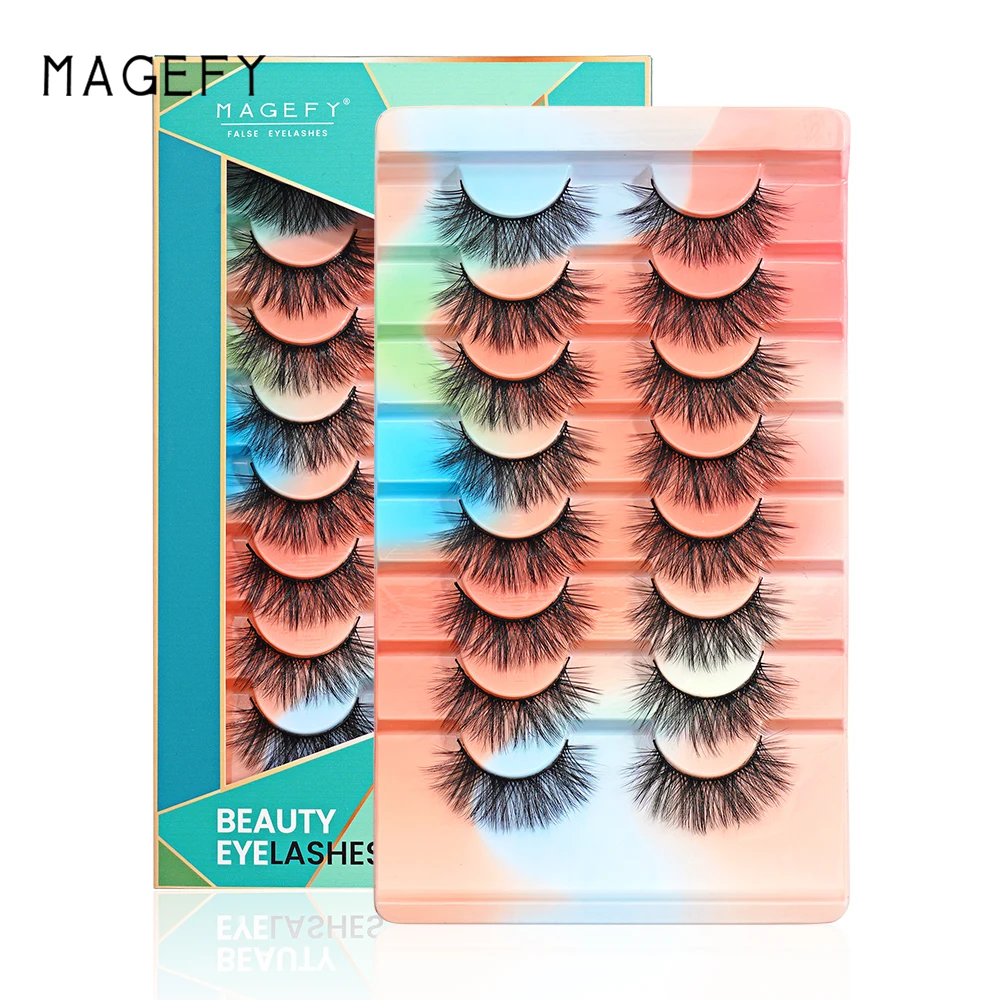 MAGEFY false lashes vender wholesale 3d faux mink fluffy full strip eyelashes for women, Natural black
MAGEFY false lashes vender wholesale 3d faux mink fluffy full strip eyelashes for women, Natural black