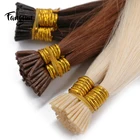 Factory Price New Arrived Natural Looking Malaysian Silky Straight I Tip Hair Extension