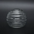 Hanging glass globe bulb covers lighting natural lampshade