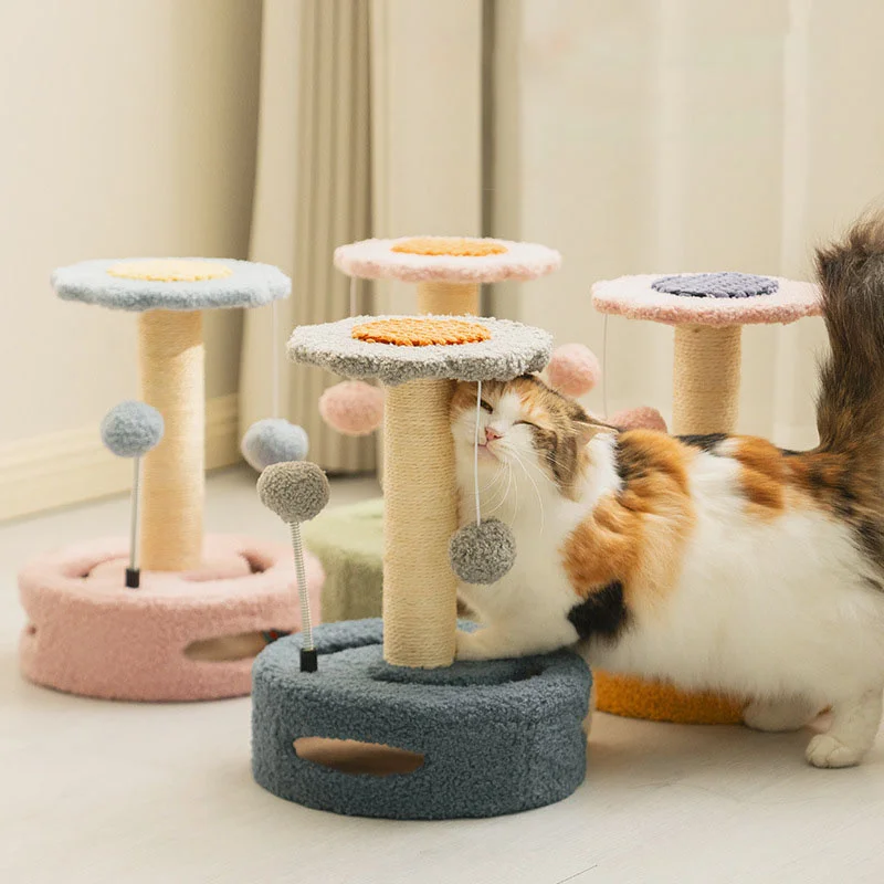 Sunflower Cat Climbing Frame Sisal Cat Scratching Board Durable Small Toy Diving Platform Creative Pet Supplies, Picture colors
Sunflower Cat Climbing Frame Sisal Cat Scratching Board Durable Small Toy Diving Platform Creative Pet Supplies, Picture colors