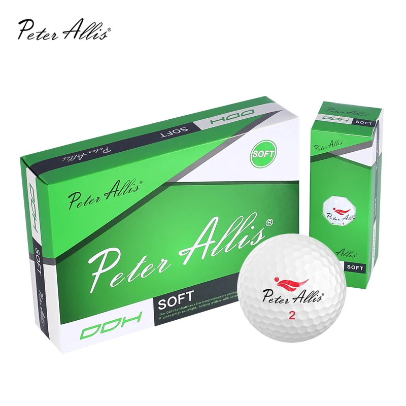 

Peter Allis High Quality One Dozen Gift Ball Golf Practice Balls, White