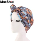high fashion top knot turban head wrap hat