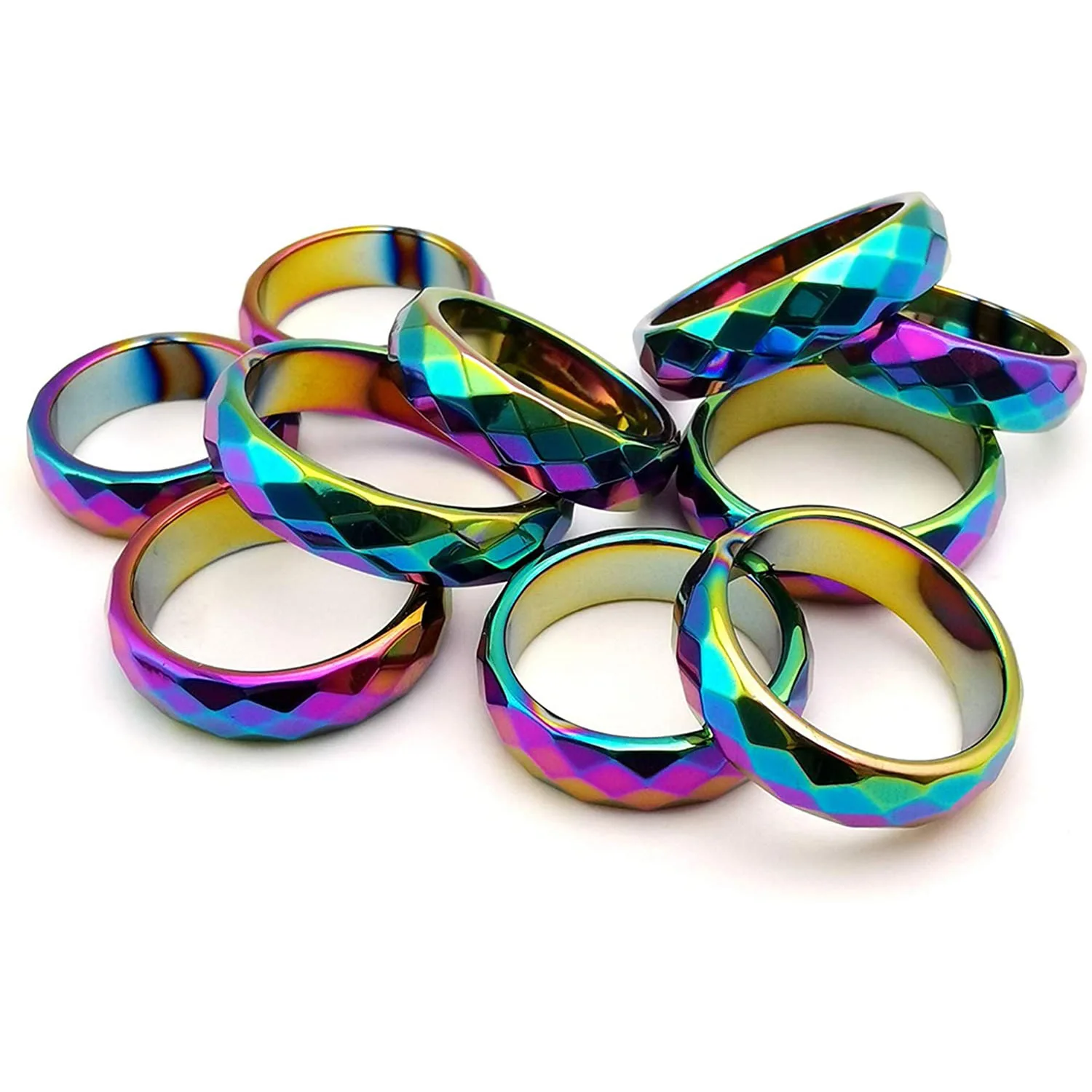 2021 Rainbow Hematite Ring Colorful Anxiety Balance Absorption Negative Mood Engagement Wedding Hematite Rings for Men
2021 Rainbow Hematite Ring Colorful Anxiety Balance Absorption Negative Mood Engagement Wedding Hematite Rings for Men