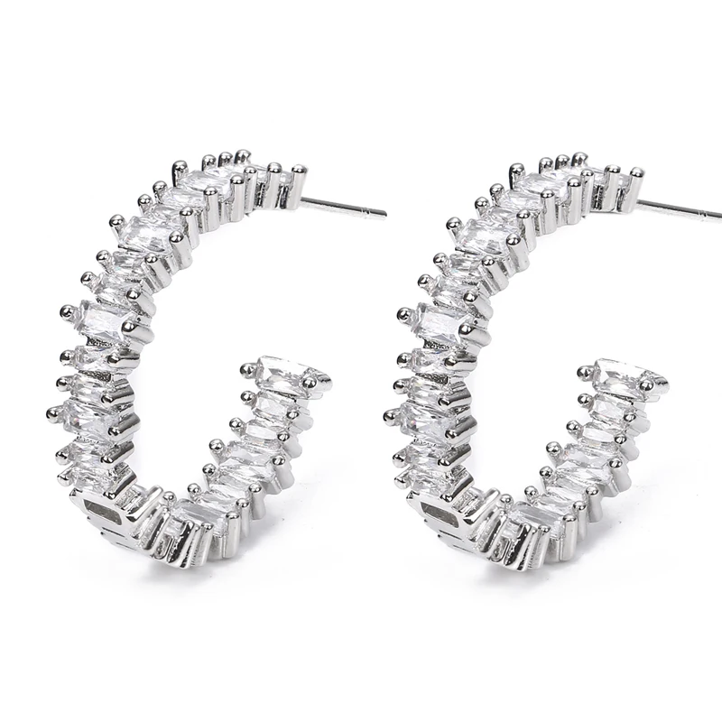 Emmaya New Arrival Fashion Statement For Female Exquisite Round Circle Shape Zirconia Earring In Dinner Choice Punk Modern Style
Emmaya New Arrival Fashion Statement For Female Exquisite Round Circle Shape Zirconia Earring In Dinner Choice Punk Modern Style