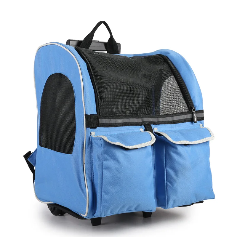 Various Good Quality Animal Travel Crates Pull Rod Pet Carrier Best Dog Travel Bag, Bule ,beige
Various Good Quality Animal Travel Crates Pull Rod Pet Carrier Best Dog Travel Bag, Bule ,beige
