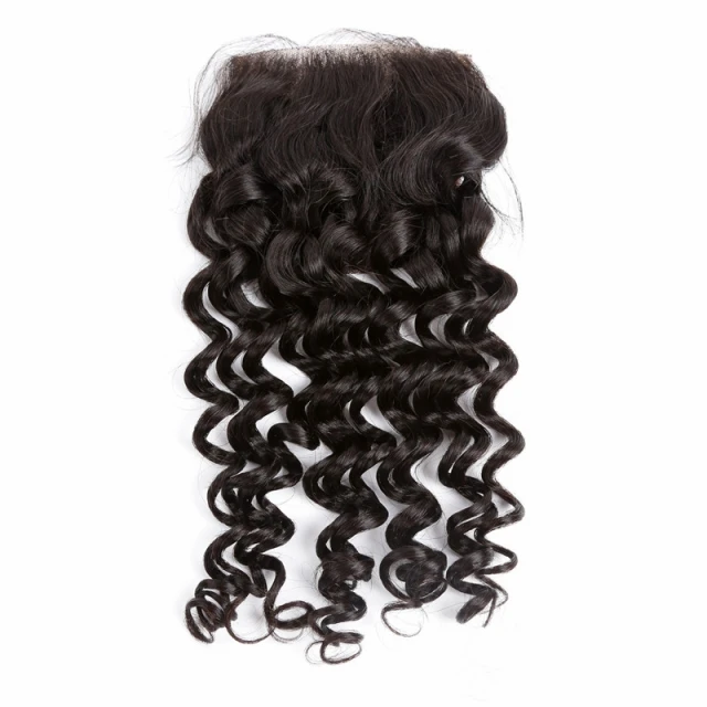 Spicyhair Deep Wave 4x4 lace closure 100% Brazilian human hair closure for black women with baby hair
Spicyhair Deep Wave 4x4 lace closure 100% Brazilian human hair closure for black women with baby hair