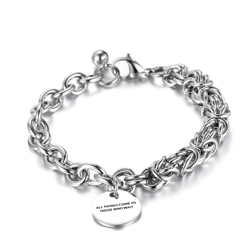 RINNTIN TMB05 Stainles steel round brand thick chain splicing bracelet male and female personality ins style hip hop bracelet
RINNTIN TMB05 Stainles steel round brand thick chain splicing bracelet male and female personality ins style hip hop bracelet