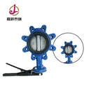 Lug connected butterfly valve epdm water lug butterfly valve