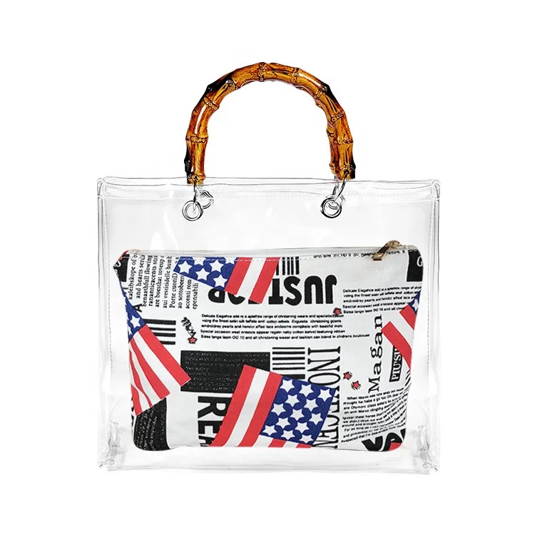 2021 Hot Holographic Bag PVC Bucket Shape 2 Piece Set Woman Transparent Square Jelly Bags
2021 Hot Holographic Bag PVC Bucket Shape 2 Piece Set Woman Transparent Square Jelly Bags