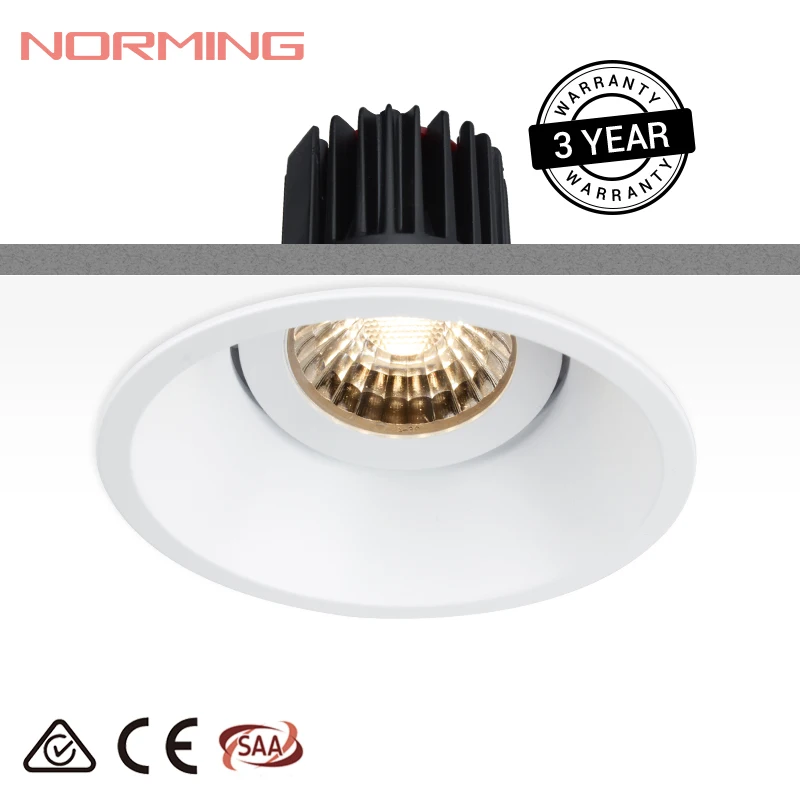 Recessed Architectural Aluminum IP44 Dimmable COB LED Spotlight MR16 5W Downlight