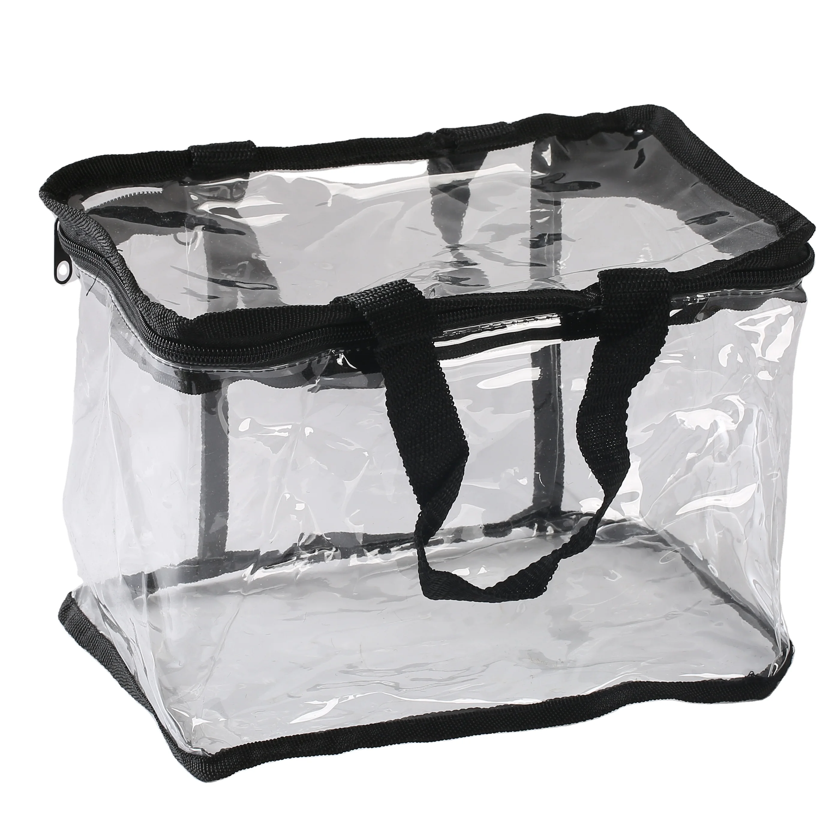 Custom Logo Travel Transparent Vinyl Waterproof Zipper Cosmetic Bag Pouch TSA Clear PVC Toiletry Bag With Handle
Custom Logo Travel Transparent Vinyl Waterproof Zipper Cosmetic Bag Pouch TSA Clear PVC Toiletry Bag With Handle