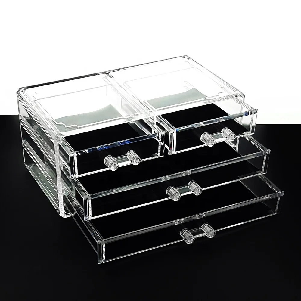 Acrylic clear Box Desktop Drawer Makeup Organize Box Transparent Cosmetic Storage Box
Acrylic clear Box Desktop Drawer Makeup Organize Box Transparent Cosmetic Storage Box