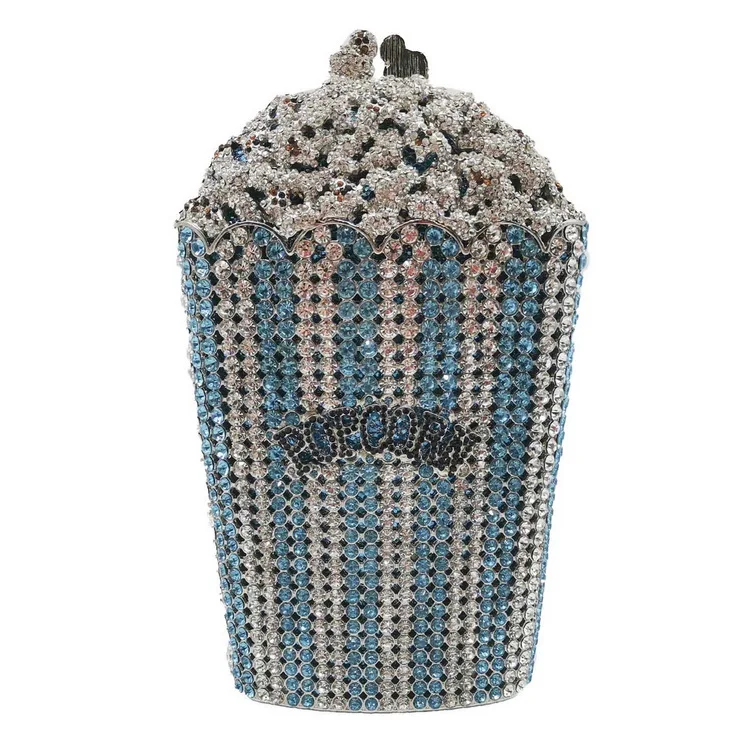 Popcorn Diamond Clutch Bags