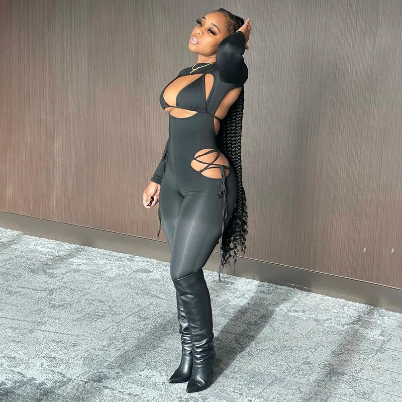 2021 fashion women clothes women sexy Summer o neck long sleeve one piece skinny jumpsuit for women
2021 fashion women clothes women sexy Summer o neck long sleeve one piece skinny jumpsuit for women