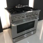 SENG CSA certified kitchen professional 6 burner gas cooking range prices industrial gas stove with oven
