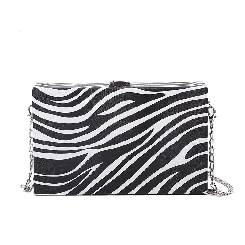 2021 New Design Clutch Bags Zebra Women Evening Bags Stripped Leather Ladies Handbags Chain Shoulder PU Fashion, 3 colors
2021 New Design Clutch Bags Zebra Women Evening Bags Stripped Leather Ladies Handbags Chain Shoulder PU Fashion, 3 colors