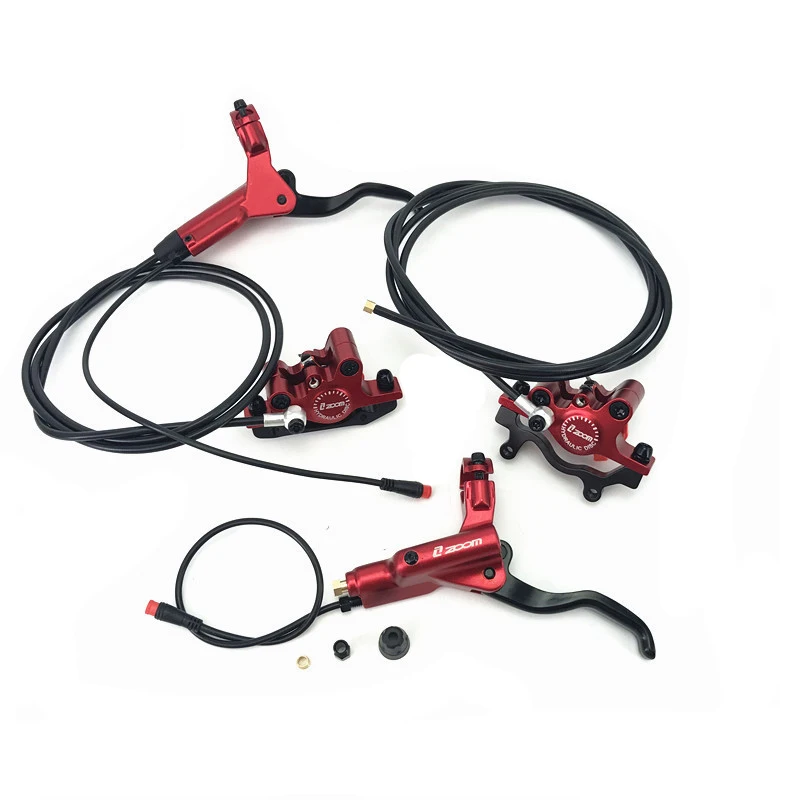 ZOOM HB875E Electric Bike Brake Calipers EBike Bicycle Hydraulic Disc Brake Electric Scooter Power Off Oil Braking Set, Black/red
ZOOM HB875E Electric Bike Brake Calipers EBike Bicycle Hydraulic Disc Brake Electric Scooter Power Off Oil Braking Set, Black/red