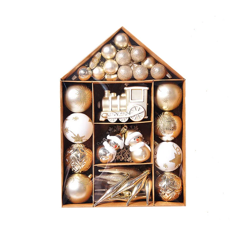 Nicro New Coloured Drawing Hanging House Christmas Ball Set Box 70 Ornaments Christmas Tree Decoration
Nicro New Coloured Drawing Hanging House Christmas Ball Set Box 70 Ornaments Christmas Tree Decoration