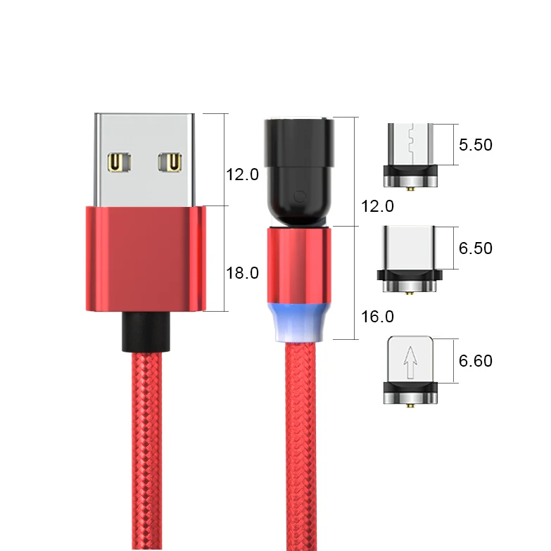 High Quality 540 degree magnetic mobile cable rotation fast charging Data Cable 3 in 1micro usb phone fast Charger Cables, Black/red/blue
High Quality 540 degree magnetic mobile cable rotation fast charging Data Cable 3 in 1micro usb phone fast Charger Cables, Black/red/blue