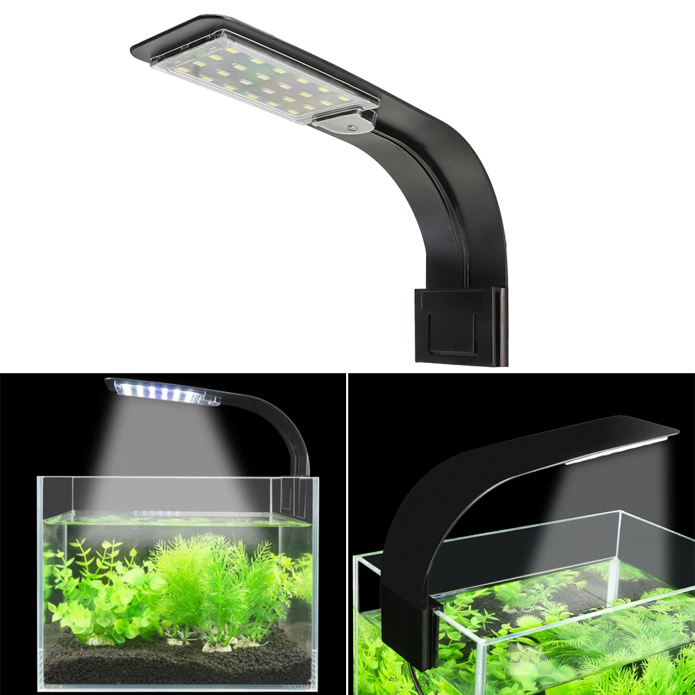 Aquarium Light X5 Virgo 24 LED fish tank Light 10W Clip-on Lamp Aquatic Plant Lighting Black
Aquarium Light X5 Virgo 24 LED fish tank Light 10W Clip-on Lamp Aquatic Plant Lighting Black