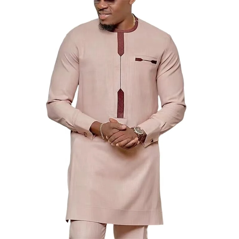 African men S - 4 XL leisure suit shirt + pants two-piece high quality wedding dinner party suit African men's clothing design
African men S - 4 XL leisure suit shirt + pants two-piece high quality wedding dinner party suit African men's clothing design