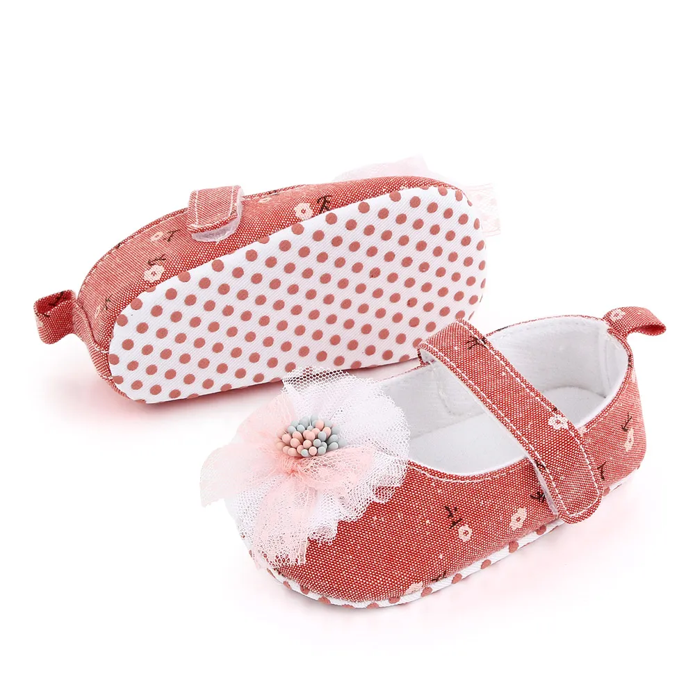New arrival beauty bow princess shoes newborn toddler shoes girls in bulk factory