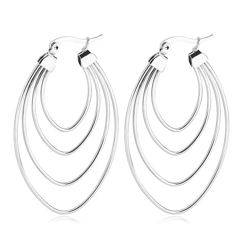 Hyperbole Personality Big Jewelry Stainless Steel Multi-layer Creative Owl Drop Earrings For Women, Big multi-layer earrings
Hyperbole Personality Big Jewelry Stainless Steel Multi-layer Creative Owl Drop Earrings For Women, Big multi-layer earrings