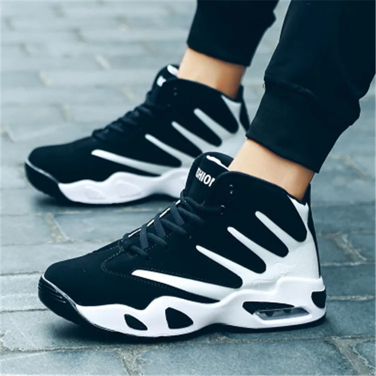 High quality Fashion Casual men sport shoes Lace-up Anti-slip Basketball Sneakers Men Shoes JV145
High quality Fashion Casual men sport shoes Lace-up Anti-slip Basketball Sneakers Men Shoes JV145