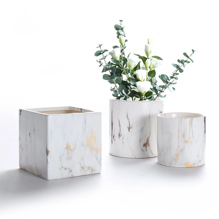 Marble Design Wholesale Ceramic Flower Pot Succulent Planters Pot, As show or customized
Marble Design Wholesale Ceramic Flower Pot Succulent Planters Pot, As show or customized