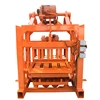 qt4-40 manual concrete hollow block mold concrete block molds with block making machine for sale