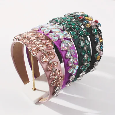 2021 High Quality Winter Hair Accessories Water Drop Gemstone Wide Hairbands Bling Bling Rhinestone Crystal Headbands for Girls
2021 High Quality Winter Hair Accessories Water Drop Gemstone Wide Hairbands Bling Bling Rhinestone Crystal Headbands for Girls