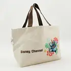 Newest fashion custom good quality Hot selling natural Canvas Beach Tote Bag Simple Women Tote Handbag zipper