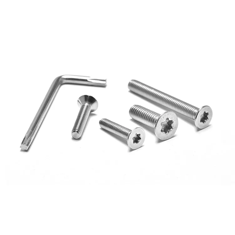 Stainless Steel A A Inox M M M M Torx Csk Flat Head Six Lobes