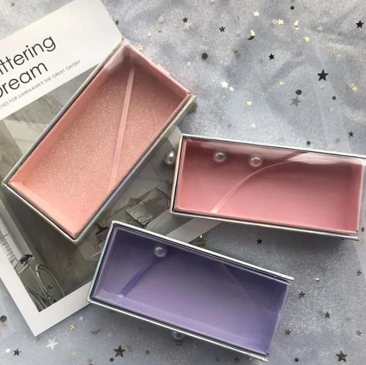Wholesale pull out box paper pink glitter customized printed logo lash mink lashes magnetic boxes with trays empty, Rainbow color
Wholesale pull out box paper pink glitter customized printed logo lash mink lashes magnetic boxes with trays empty, Rainbow color