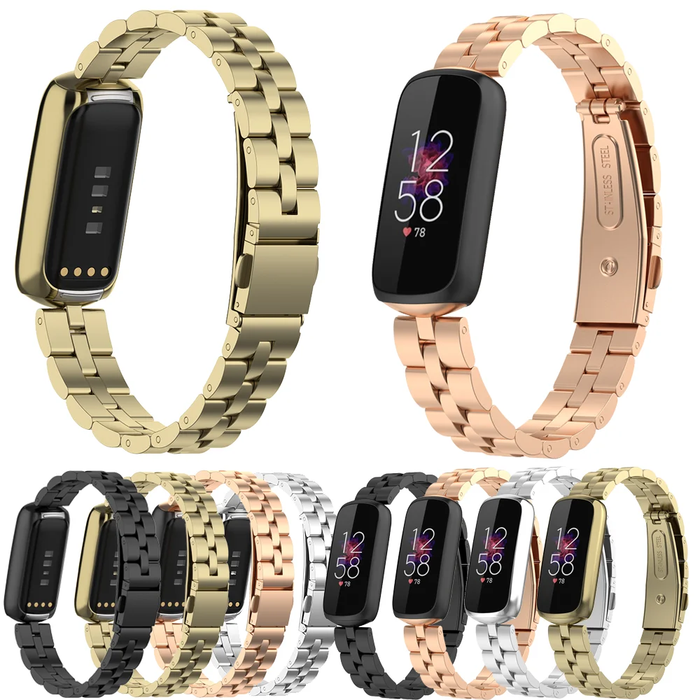 Metal Bracelet Band For Fitbit Luxe Smart Watch Belt Replacement Correa Stainless Steel Watch Strap For Fitbit Luxe, Multi colors/as the picture shows
Metal Bracelet Band For Fitbit Luxe Smart Watch Belt Replacement Correa Stainless Steel Watch Strap For Fitbit Luxe, Multi colors/as the picture shows