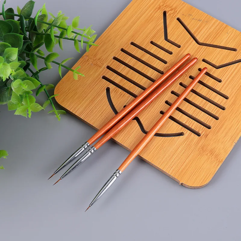 Aokitec Kolinsky High Quality Nail Art Liner Brush Red Wooden Handle Nail Art Brushes
Aokitec Kolinsky High Quality Nail Art Liner Brush Red Wooden Handle Nail Art Brushes